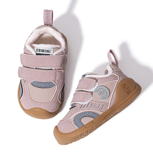 EBMINI Cosy Toddler Trainers – Soft Fleece Lining & Easy Velcro Fastening for Little Walkers
