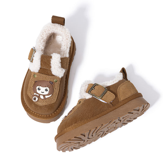 EBMINI Kids’ Cosy Fleece-Lined Shoes – Adorable Design & Stylish Footwear for Boys and Girls