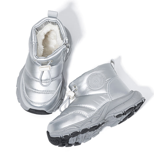 EBMINI Cosy Toddler Snow Boots – Soft Fleece Lining & Easy Zip-Up Design for Winter
