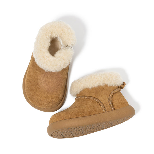 EBMINI Kids’ Cozy Boots – Fleece-Lined with Non-Slip Sole