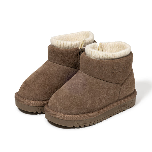 EBMINI Classic Baby Snow Boots – Fleece-Lined, Non-Slip Sole & Timeless Winter Footwear for Infants