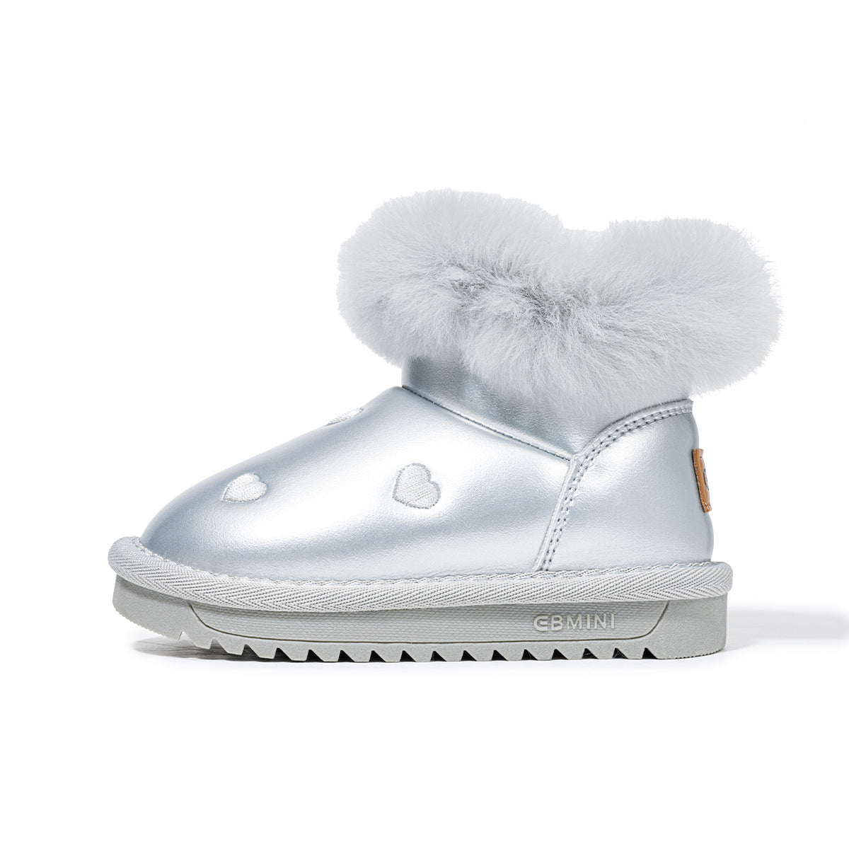 EBMINI Kids’ Snow Boots – Non-Slip, Fleece-Lined & Adorably Heart-Designed