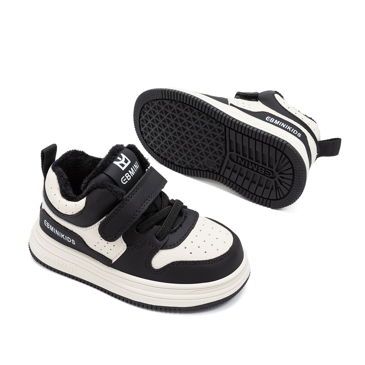 EBMINI Kids' Winter Adventure Shoes Warm Fleece Lining, Lightweight with Anti-Slip Soles