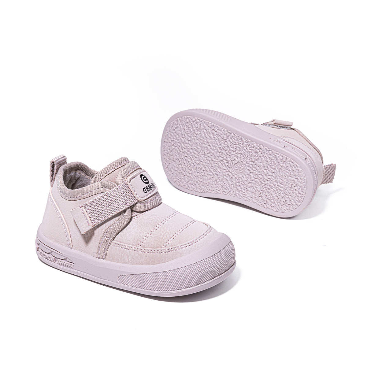 EBMINI Kids’ Sporty Velcro Trainers – Fleece-Lined, Non-Slip & Easy On and Off
