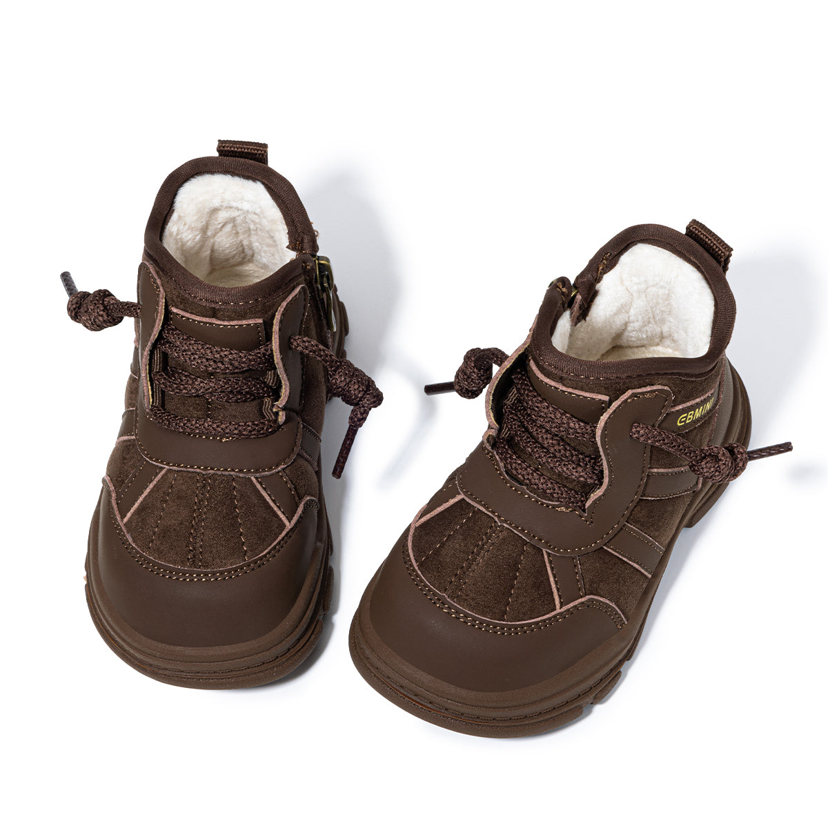 EBMINI Baby First Walker Boots – Lightweight, Anti-Slip & Cosy Fleece-Lined Design