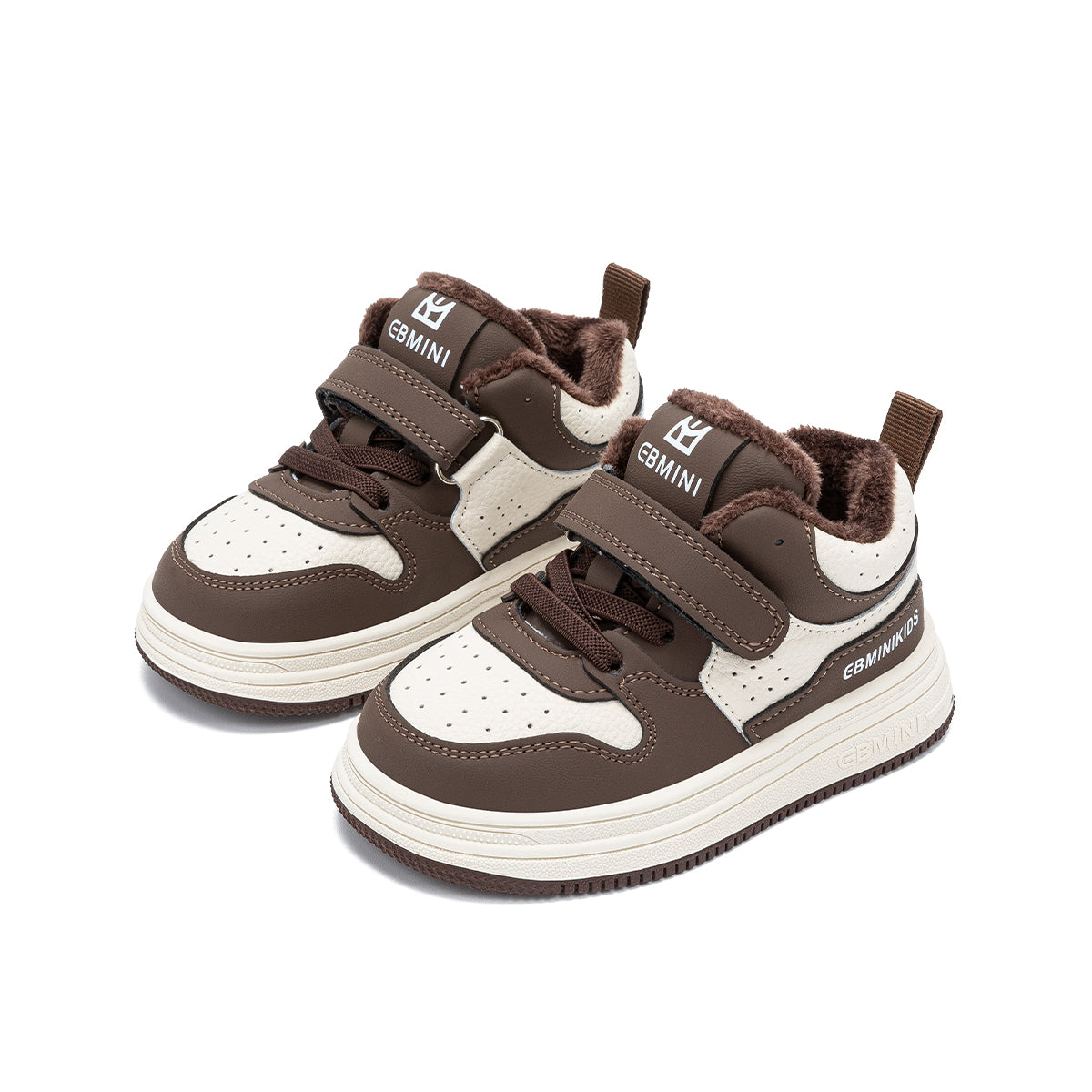 EBMINI Kids' Winter Adventure Shoes Warm Fleece Lining, Lightweight with Anti-Slip Soles