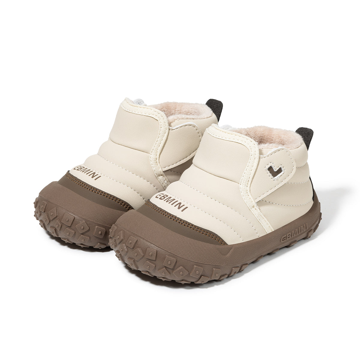 EBMINI Cosy Fleece-Lined Boots for Kids – Waterproof, Anti-Slip & Easy to Wear