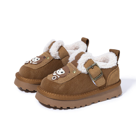 EBMINI Kids’ Cosy Fleece-Lined Shoes – Adorable Design & Stylish Footwear for Boys and Girls
