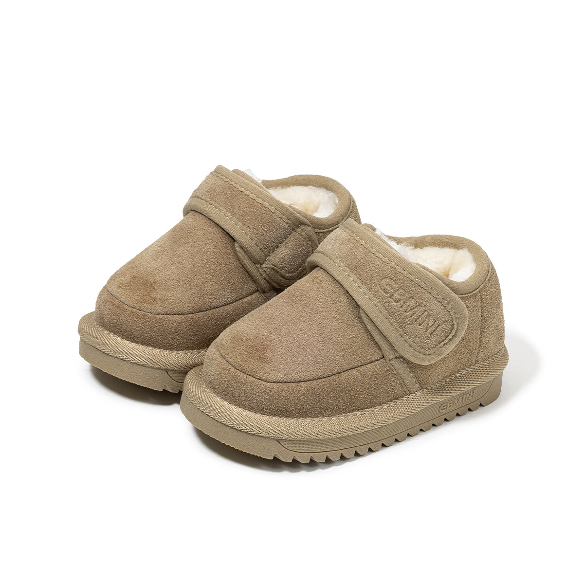 EBMINI  Kids’ Velcro Shoes – Fleece-Lined, Non-Slip & Easy to Put On and Take Off