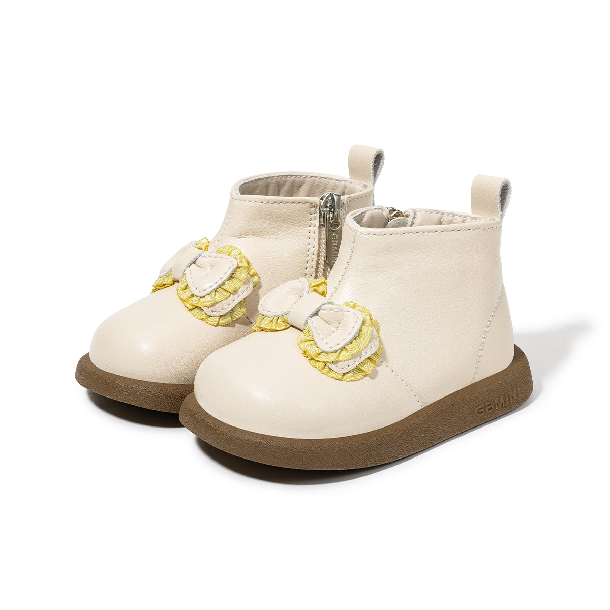 EBMINI  Kids’ First-Step Boots – Fleece-Lined, Lightweight & Adorable Bow Design