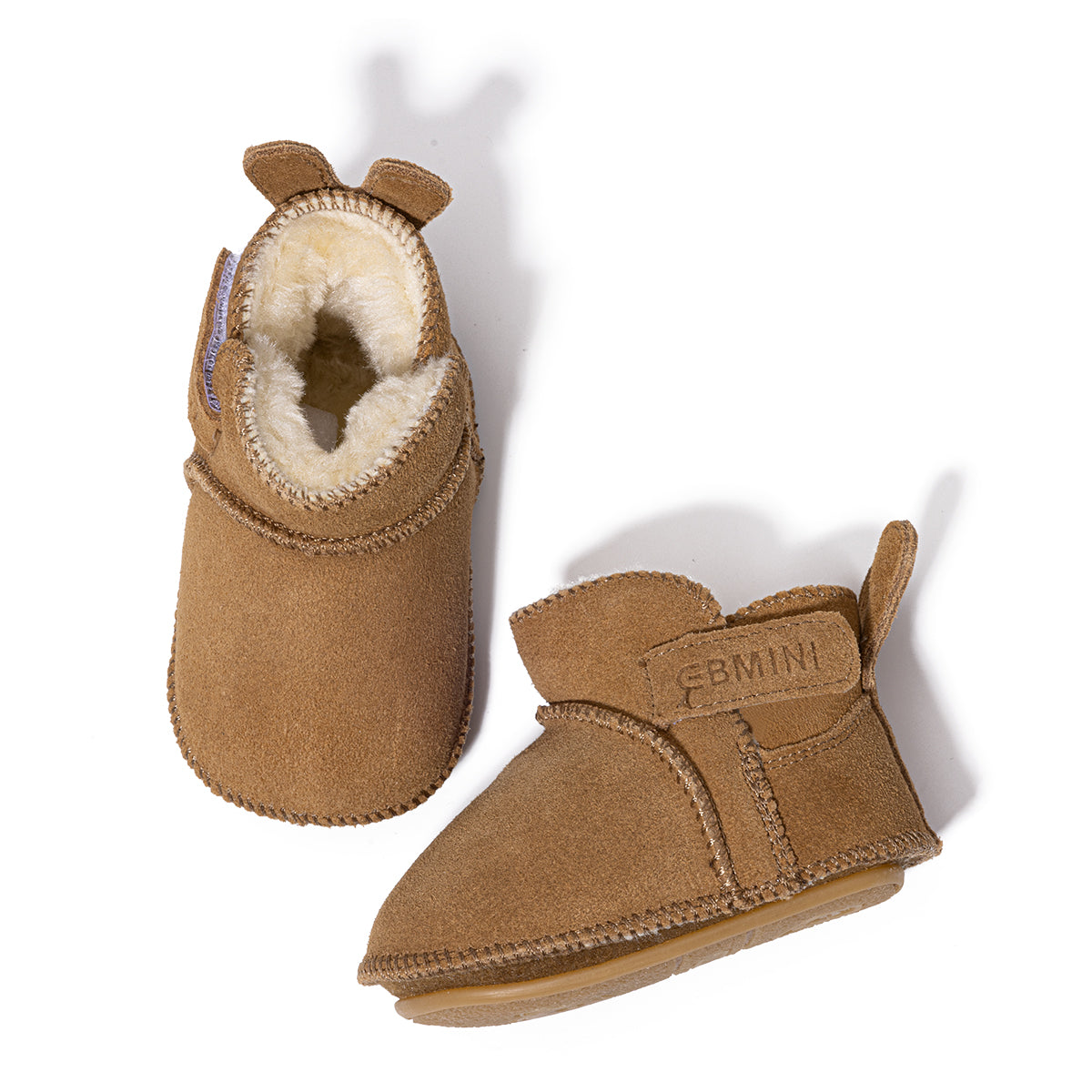 EBMINI Baby Girl's Winter Boots Fleece-Lined for Warmth, Soft & Lightweight