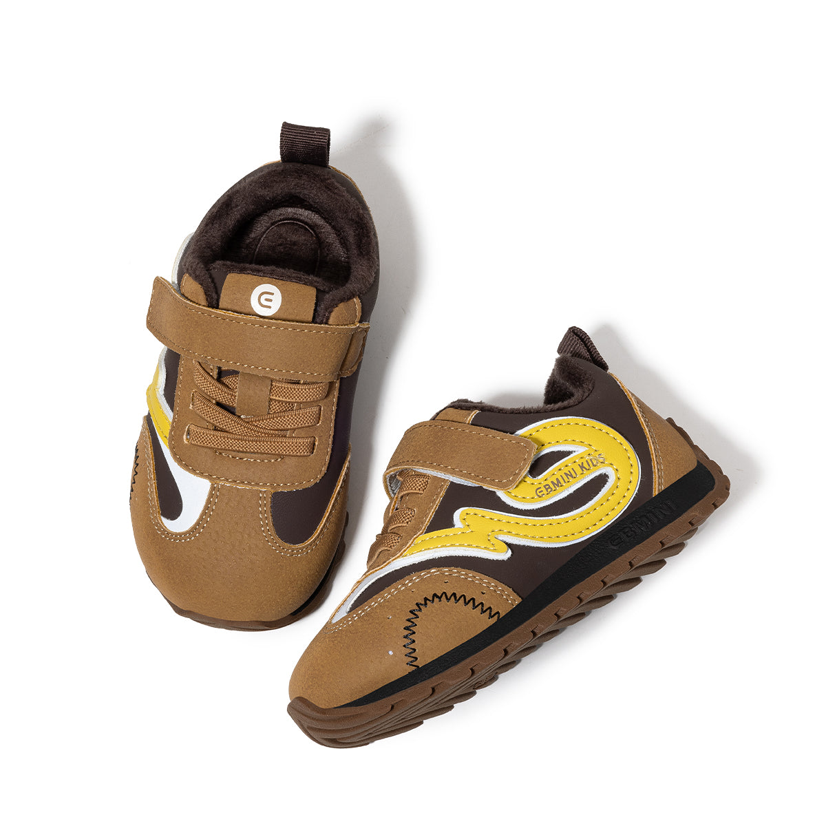 EBMINI Kids’ Warm Trainers – Fleece-Lined, Non-Slip & Ideal for Outdoor Play