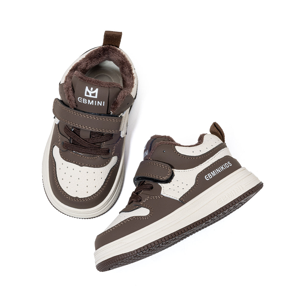 EBMINI Kids' Winter Adventure Shoes Warm Fleece Lining, Lightweight with Anti-Slip Soles