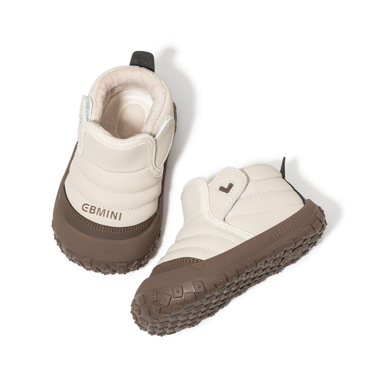 EBMINI Cosy Fleece-Lined Boots for Kids – Waterproof, Anti-Slip & Easy to Wear