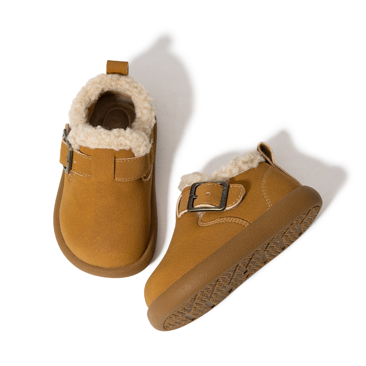 EBMINI Kids’ Fleece-Lined Winter Shoes – Cosy, Non-Slip & Casual Style