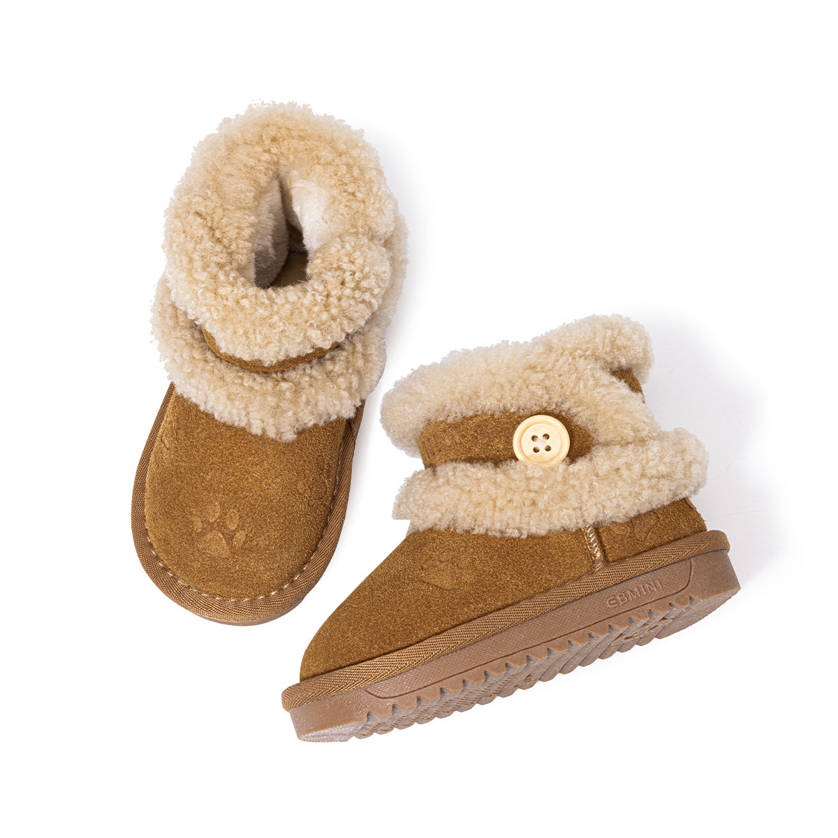 EBMINI Warm Fleece Baby Boots – Lightweight, Anti-Slip & Perfect for First Steps