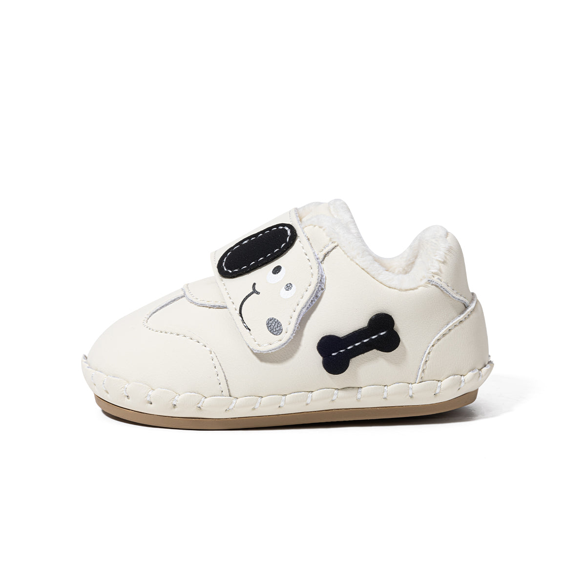 EBMINI Kids’ First Walker Shoes – Cute Dog Design, Soft & Lightweight with Easy Velcro Fastening