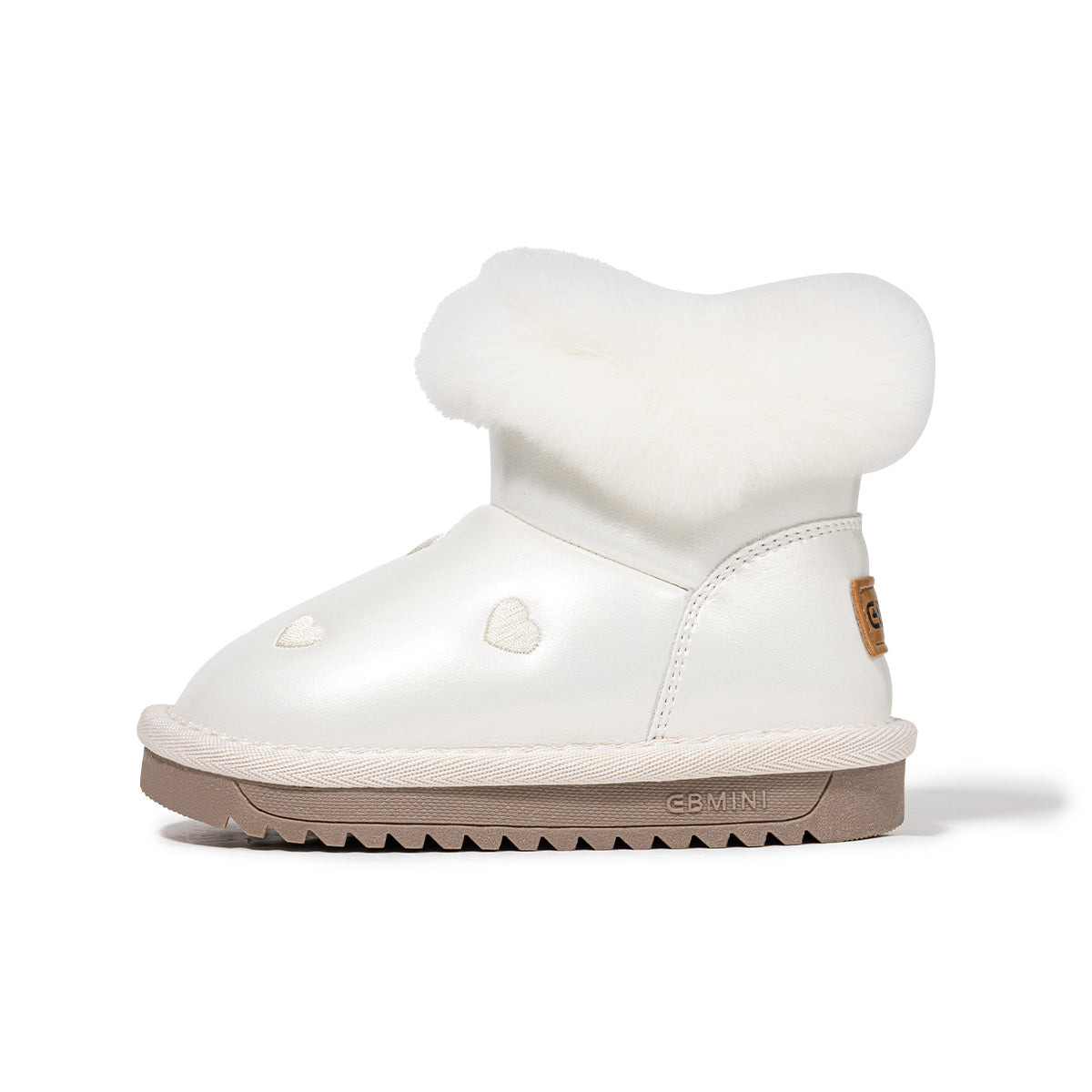 EBMINI Kids’ Snow Boots – Non-Slip, Fleece-Lined & Adorably Heart-Designed