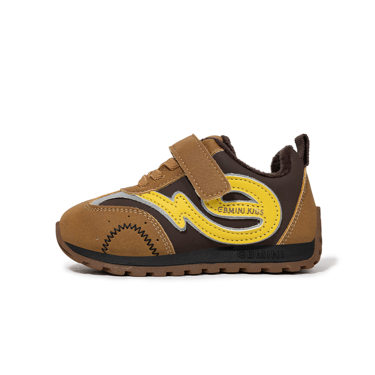 EBMINI Kids’ Warm Trainers – Fleece-Lined, Non-Slip & Ideal for Outdoor Play