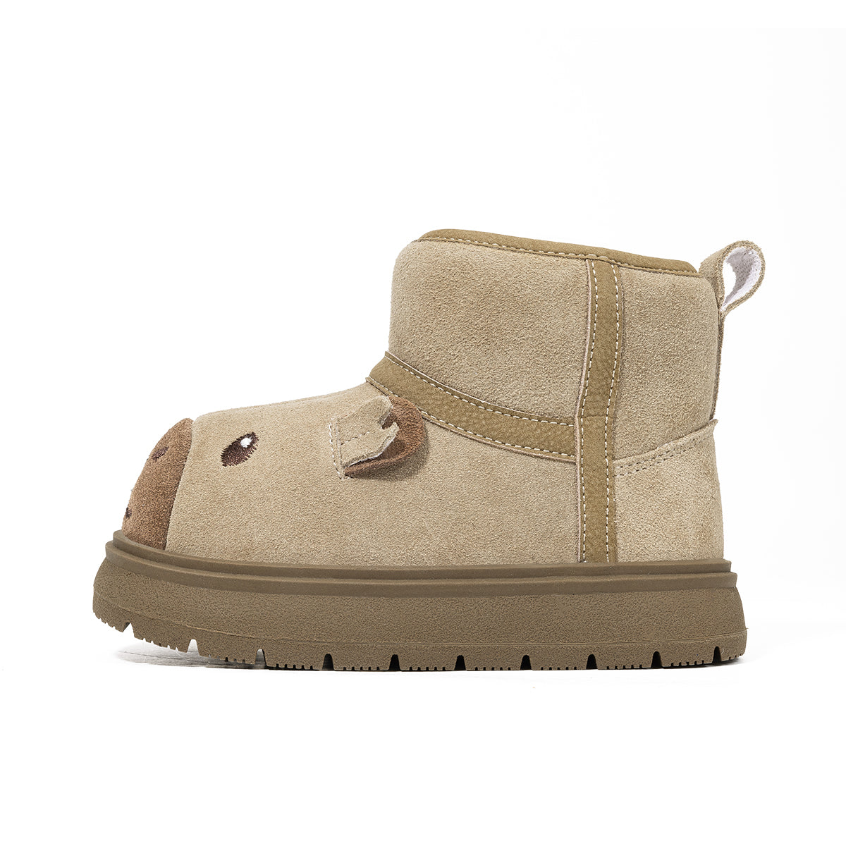 EBMINI Kids’ Cute Animal-Design Boots – Fleece-Lined & Non-Slip