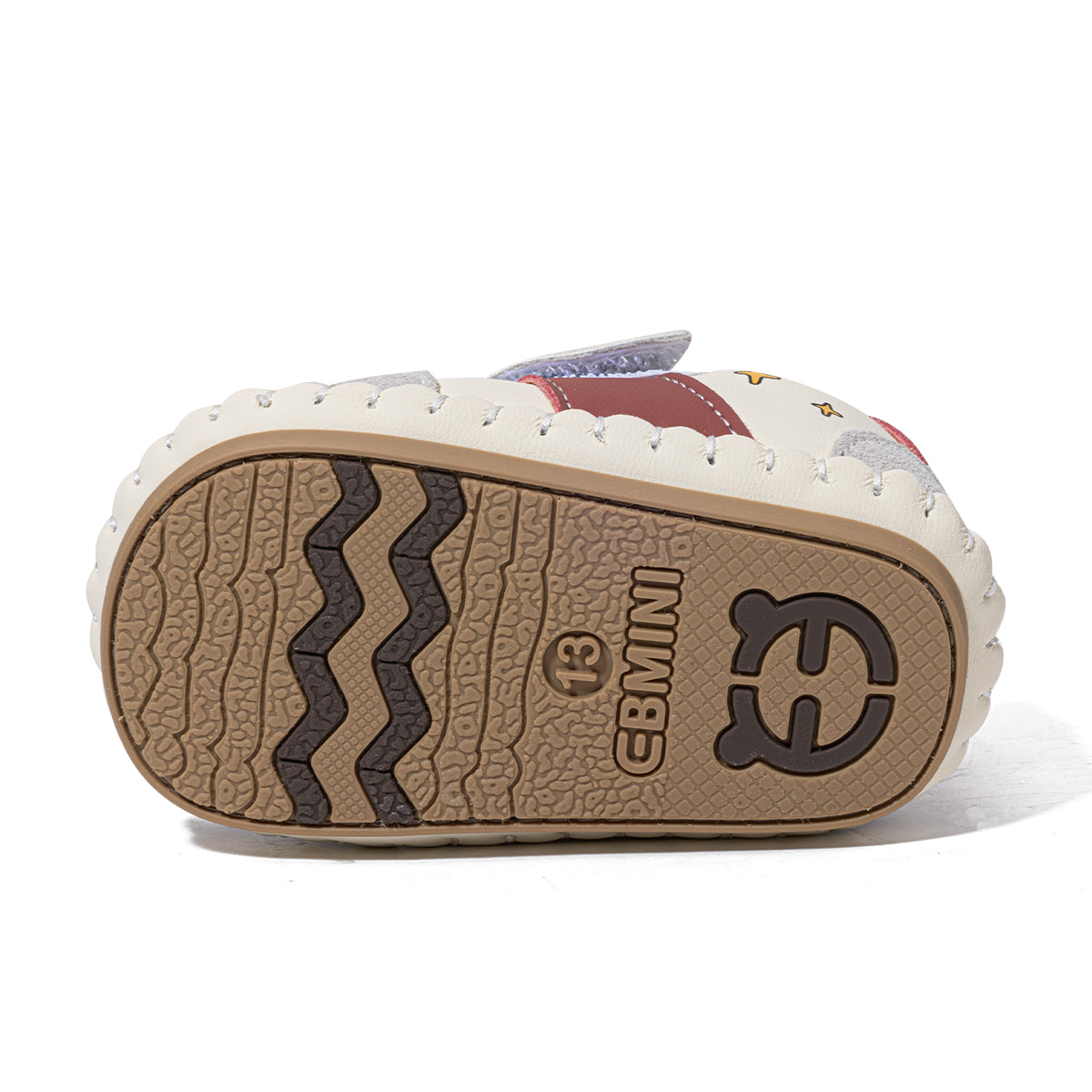 EBMINI Adorable Velcro Baby First Walker Shoes – Fleece-Lined, Lightweight & Comfy