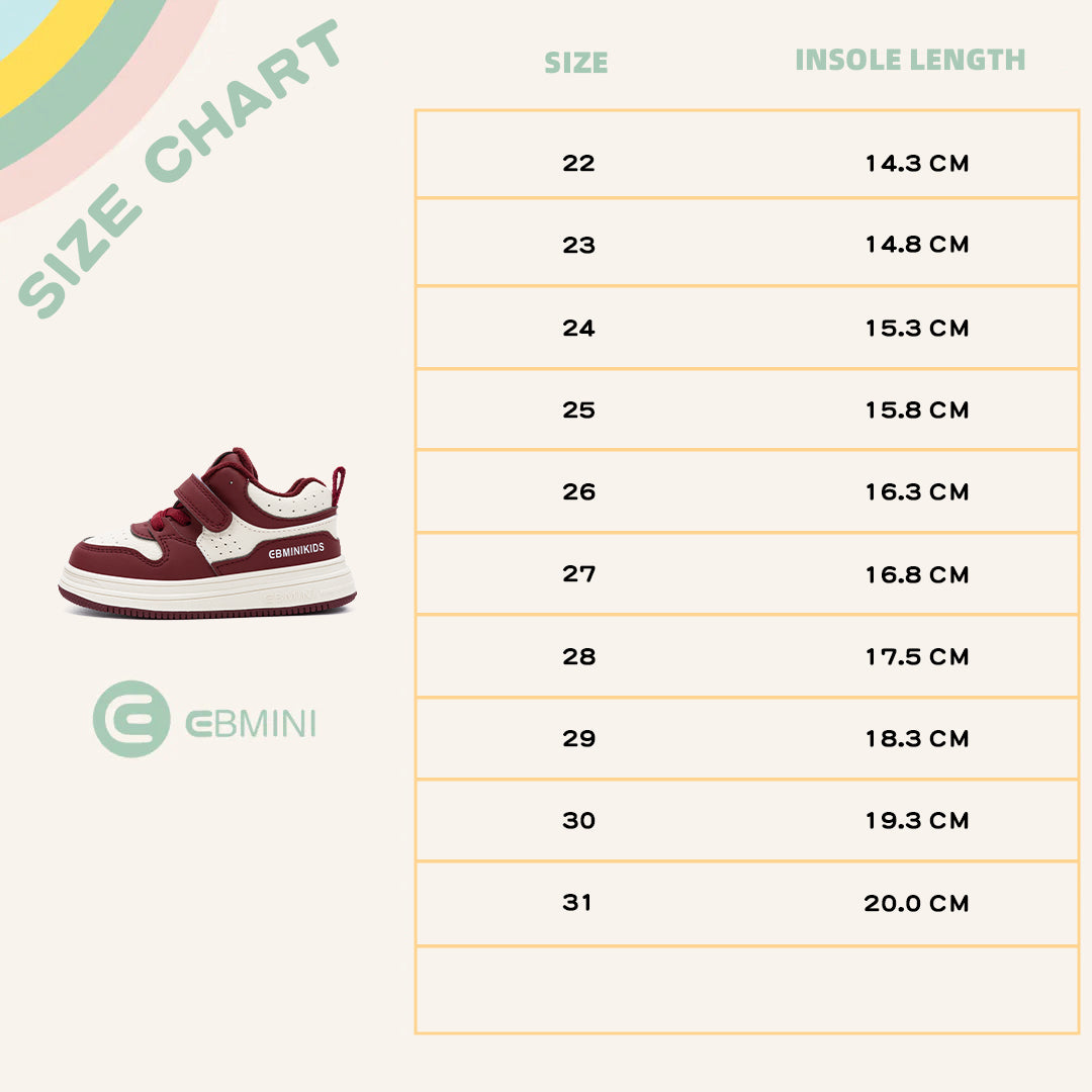 EBMINI Kids' Winter Adventure Shoes Warm Fleece Lining, Lightweight with Anti-Slip Soles