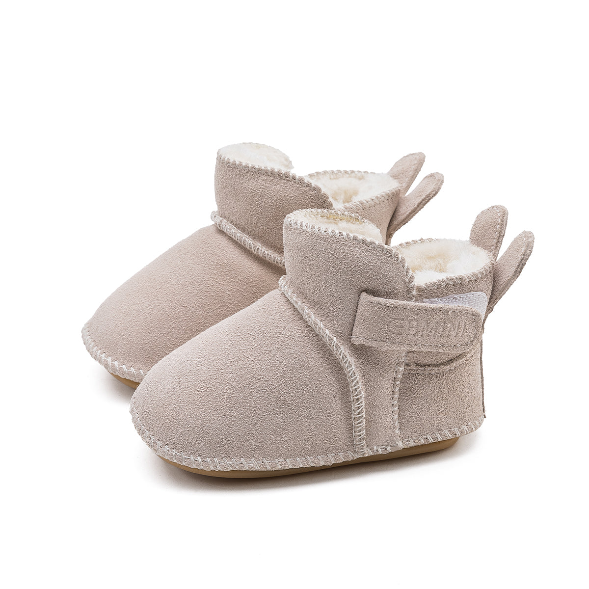 EBMINI Baby Girl's Winter Boots Fleece-Lined for Warmth, Soft & Lightweight