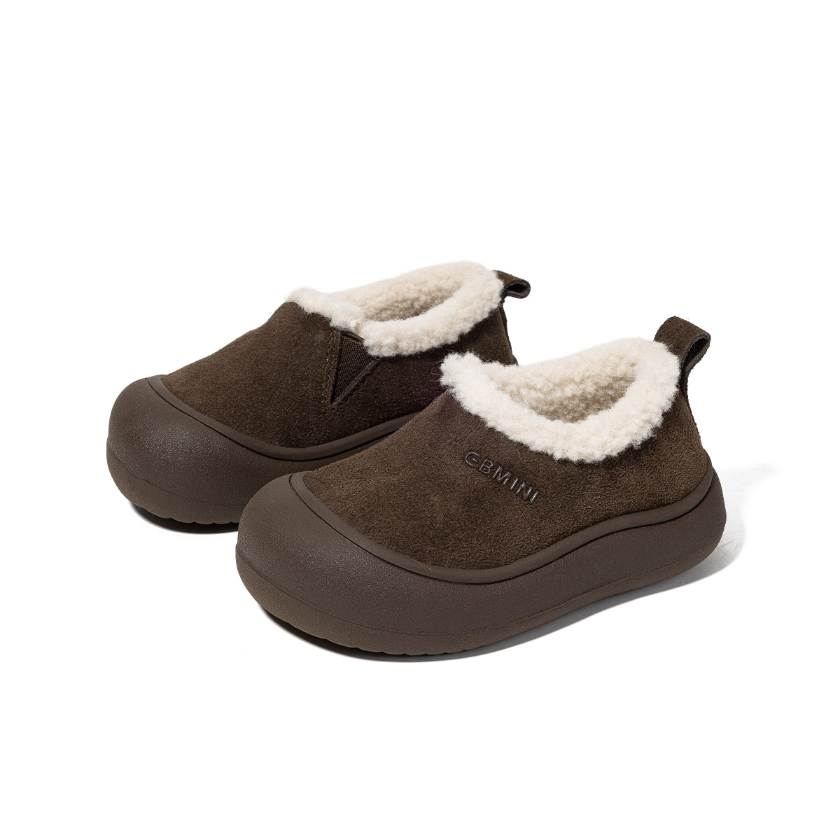 EBMINI Kids’ Slip-On Shoes – Warm Fleece Lining, Minimalist Design & Lightweight for First Walkers