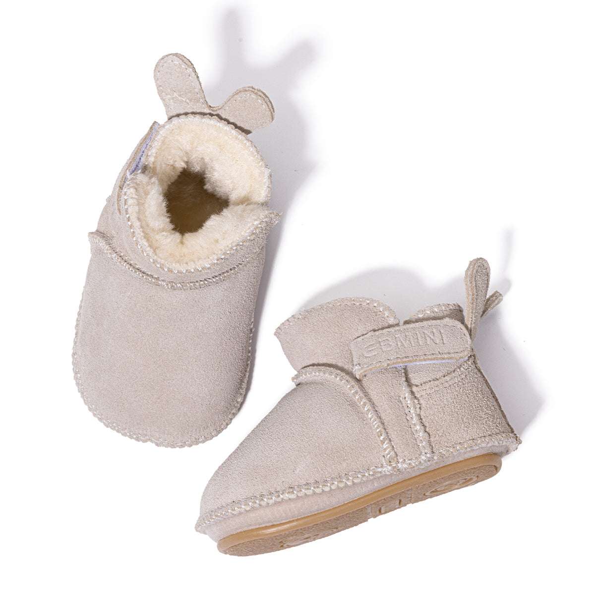 EBMINI Baby Girl's Winter Boots Fleece-Lined for Warmth, Soft & Lightweight