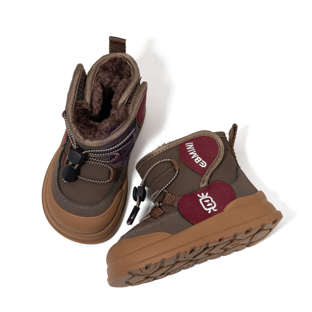 EBMINI Ultra-Light Children’s Snow Boots – Cosy, Anti-Slip & Waterproof