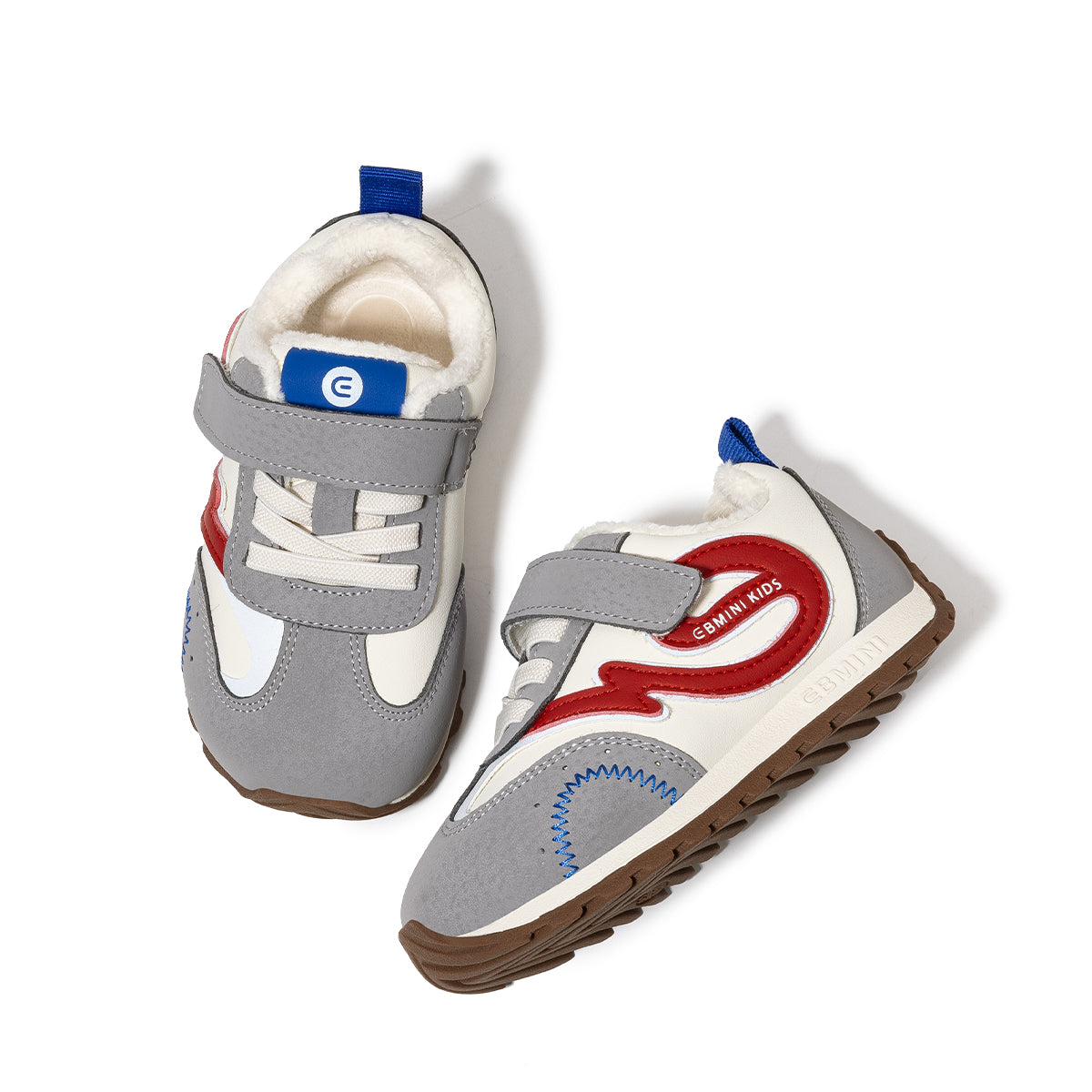 EBMINI Kids’ Warm Trainers – Fleece-Lined, Non-Slip & Ideal for Outdoor Play