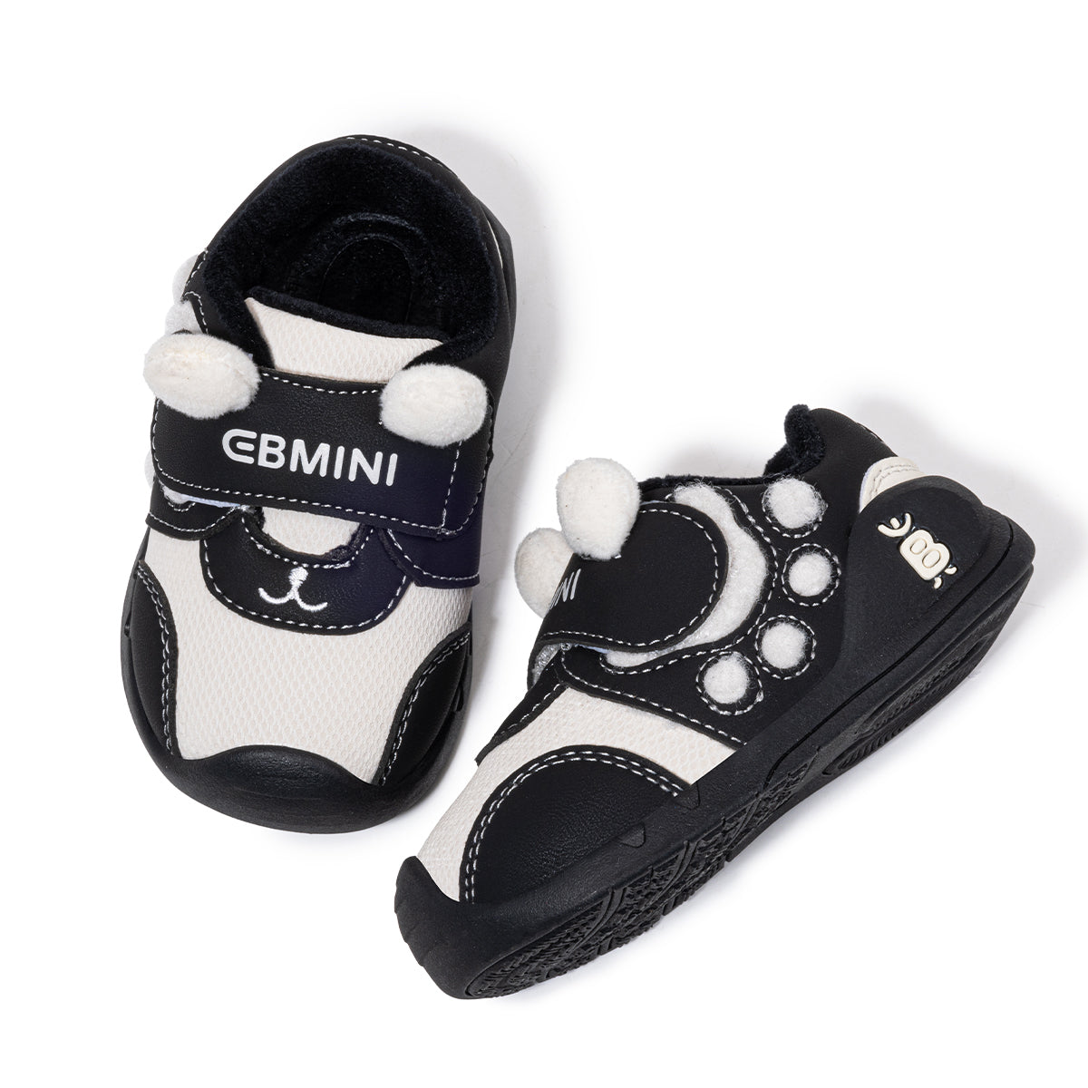 EBMINI Baby First Walker Shoes – Cute Bear Ears Design, Soft & Easy to Wear