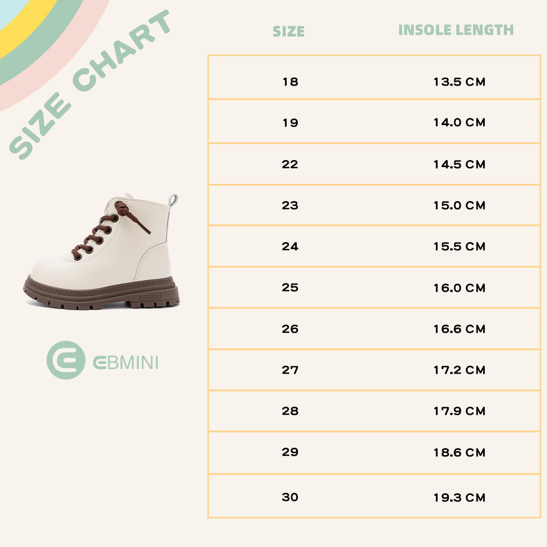 EBMINI Waterproof Kids’ Ankle Boots – Fashionable, Non-Slip & All-Weather Ready
