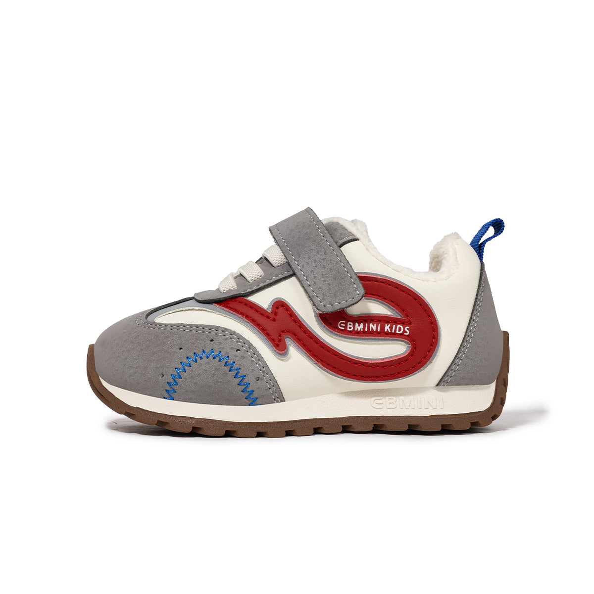 EBMINI Kids’ Warm Trainers – Fleece-Lined, Non-Slip & Ideal for Outdoor Play