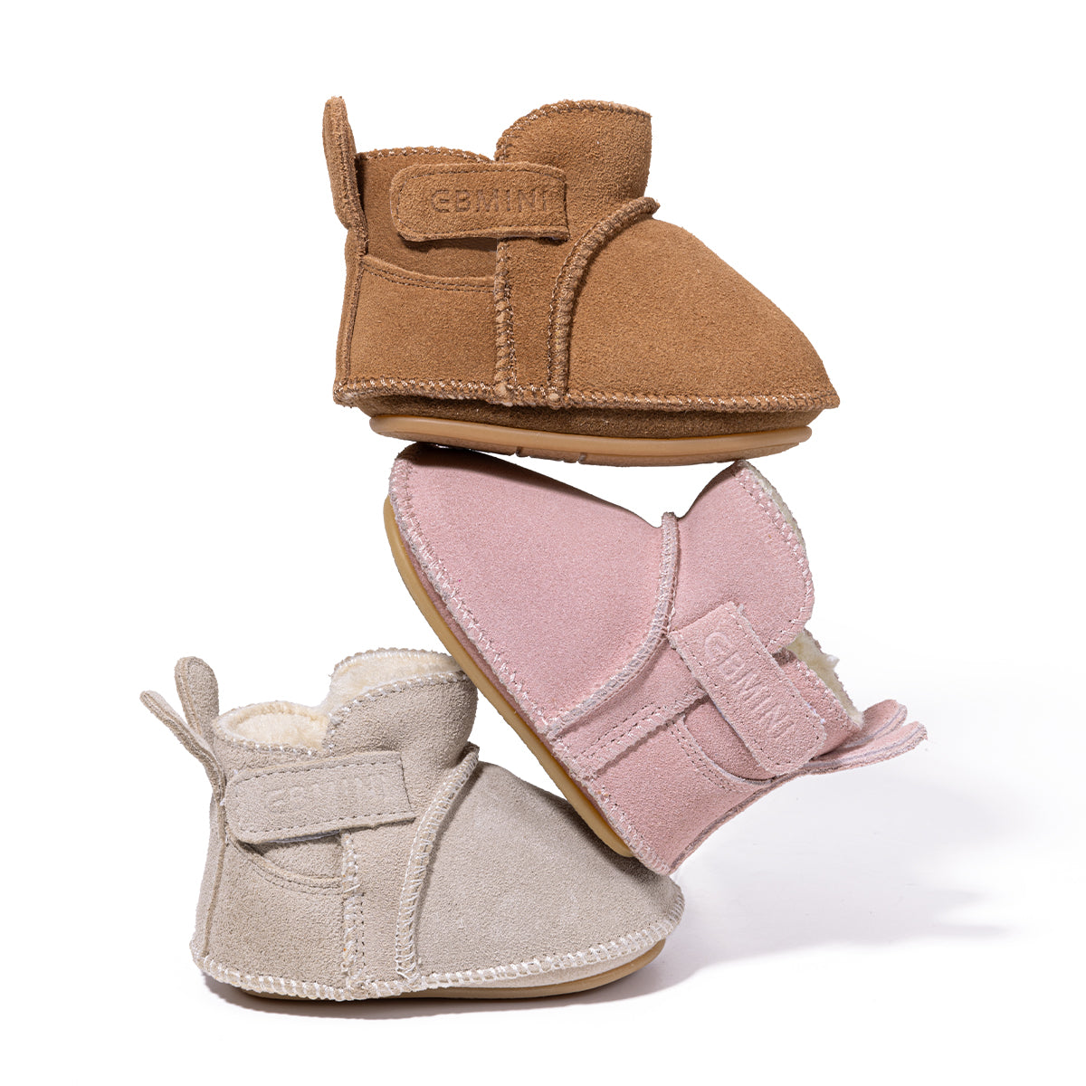 EBMINI Baby Girl's Winter Boots Fleece-Lined for Warmth, Soft & Lightweight