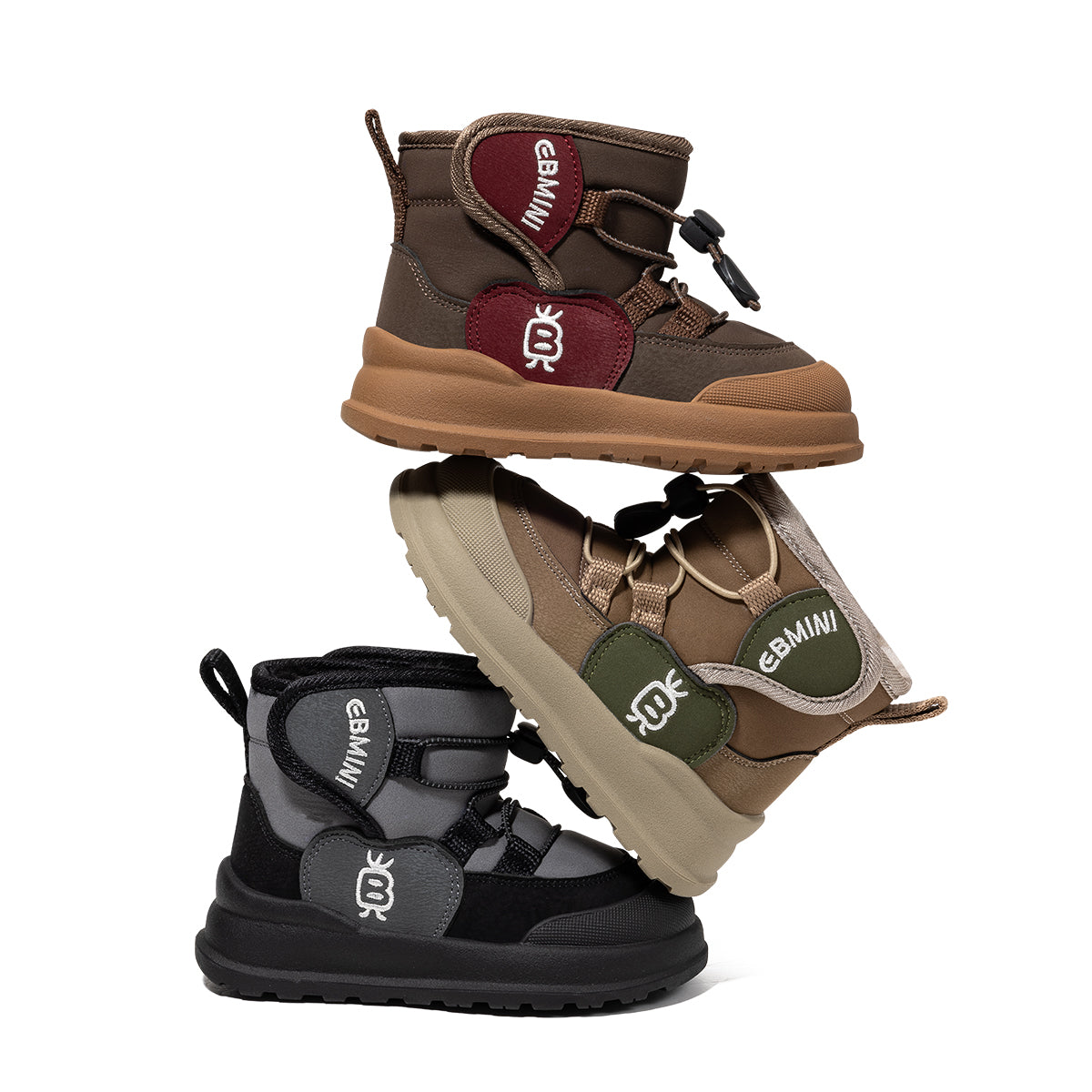 EBMINI Ultra-Light Children’s Snow Boots – Cosy, Anti-Slip & Waterproof