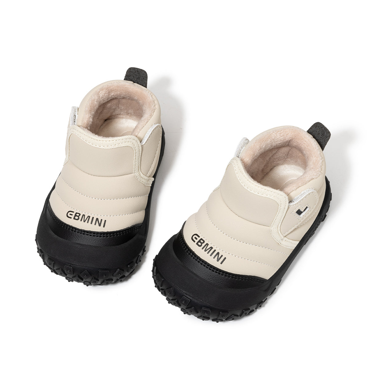 EBMINI Cosy Fleece-Lined Boots for Kids – Waterproof, Anti-Slip & Easy to Wear