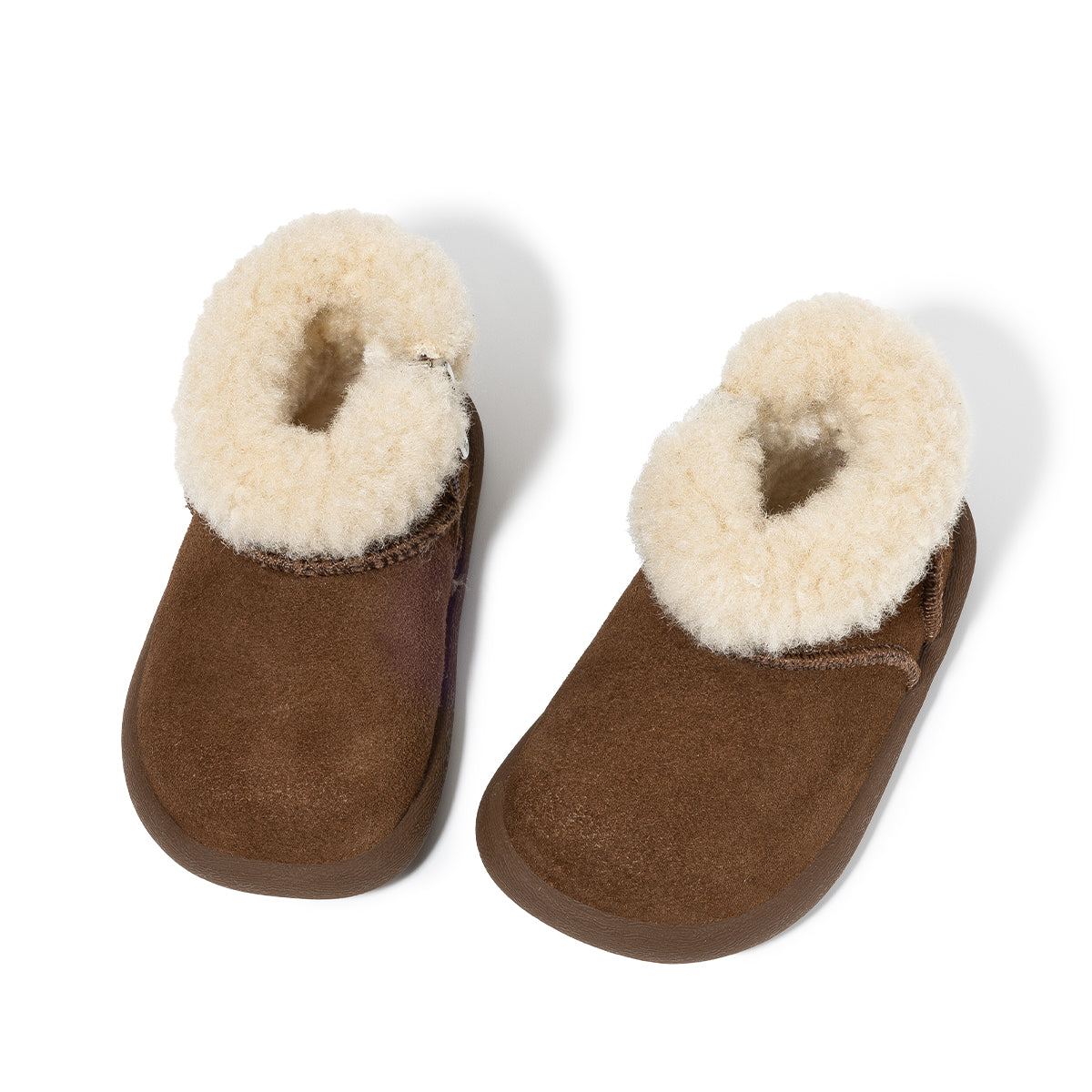 EBMINI Kids’ Classic Boots – Fleece-Lined, Fluffy Exterior & Non-Slip Sole