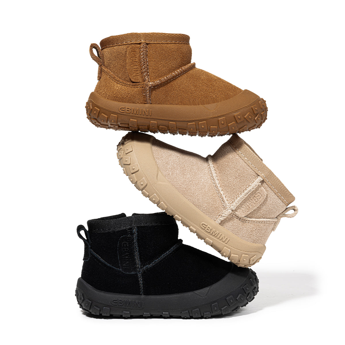 EBMINI Warm Fleece-Lined Boots for Children – Lightweight, Non-Slip & Easy to Wear
