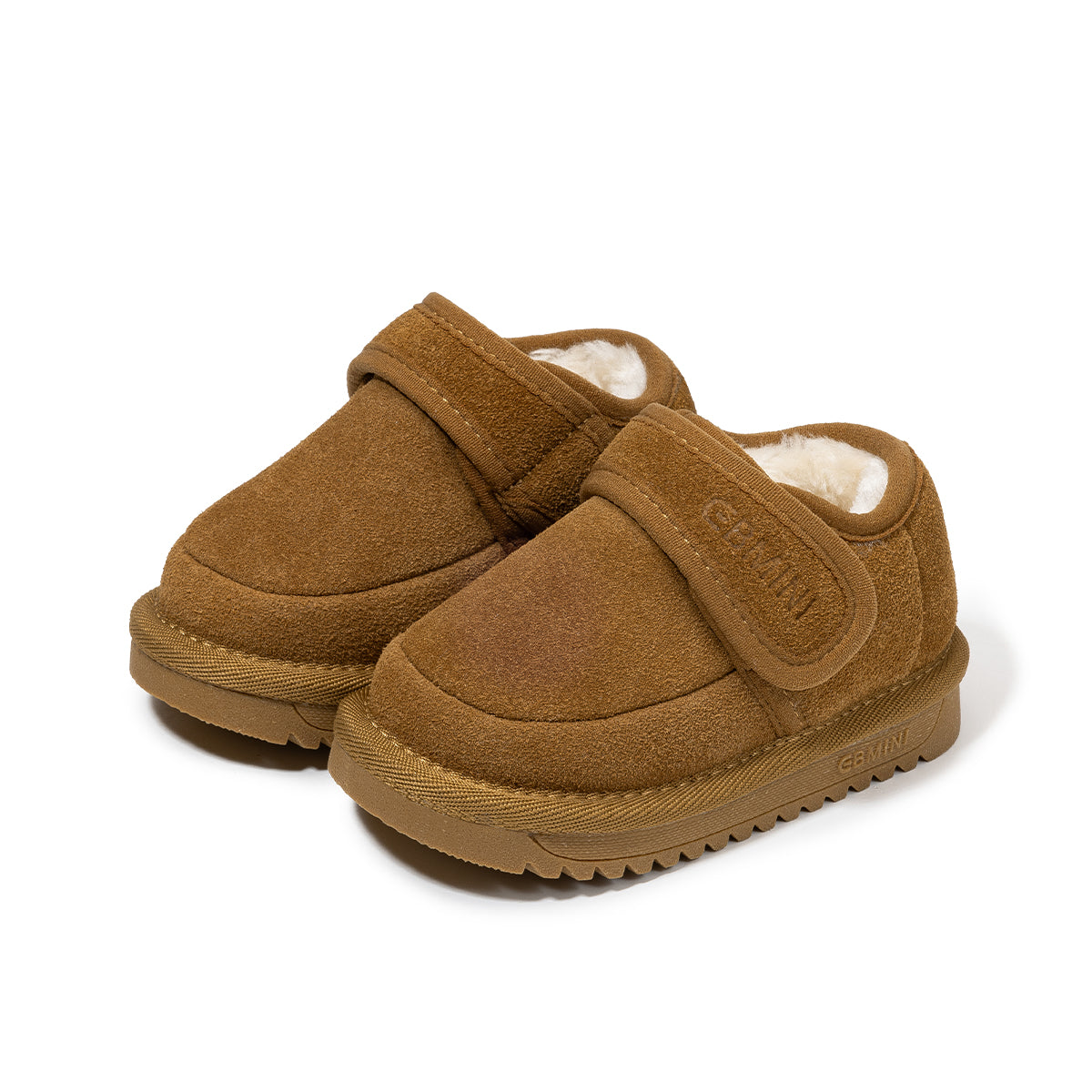 EBMINI  Kids’ Velcro Shoes – Fleece-Lined, Non-Slip & Easy to Put On and Take Off