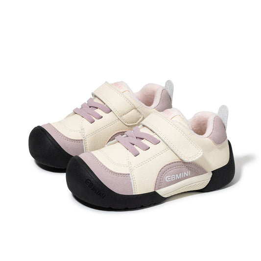 EBMINI Casual Kids’ Trainers – Fleece-Lined, Easy Velcro Fastening & Stylish Everyday Wear