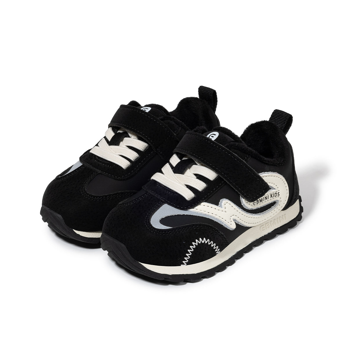 EBMINI Kids’ Warm Trainers – Fleece-Lined, Non-Slip & Ideal for Outdoor Play