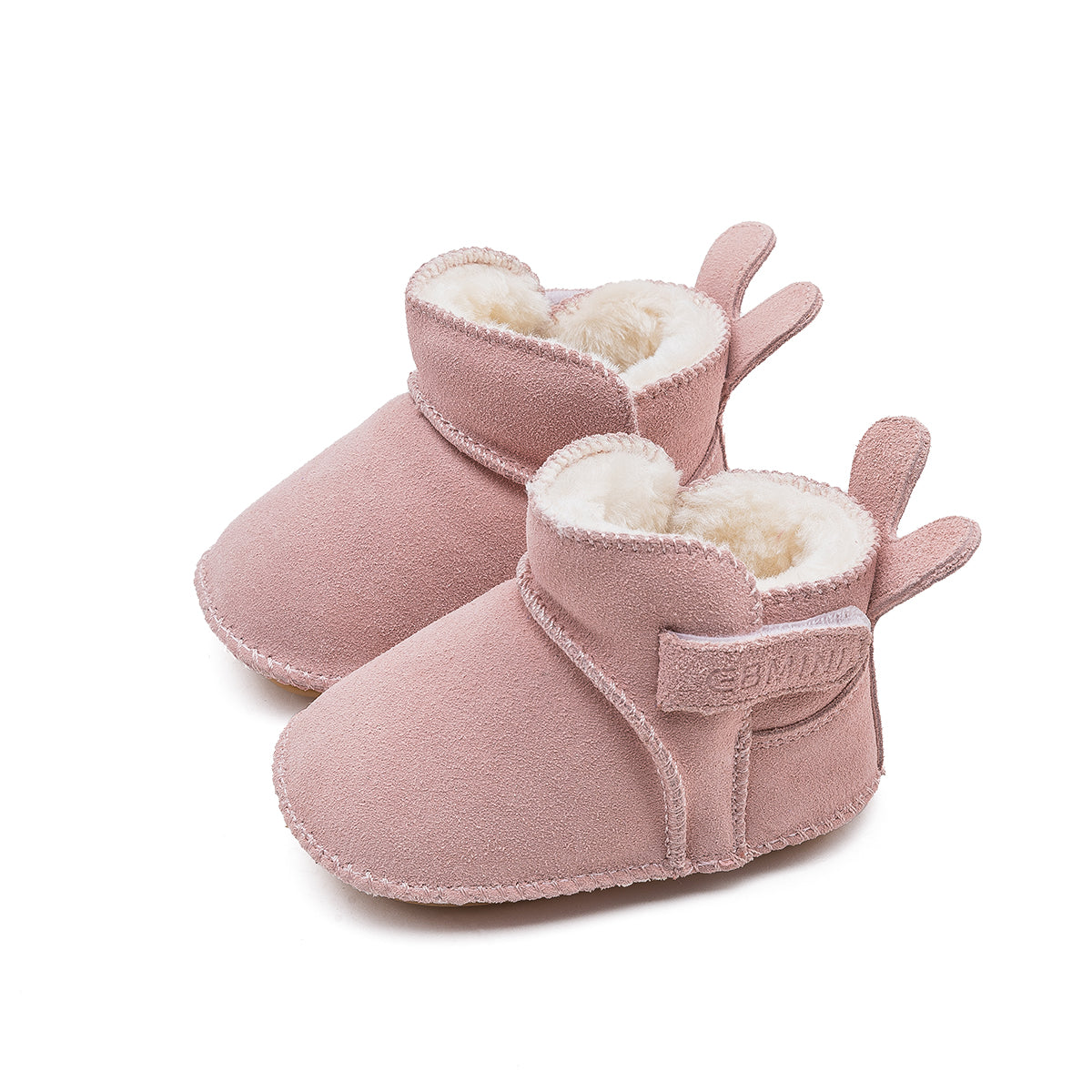 EBMINI Baby Girl's Winter Boots Fleece-Lined for Warmth, Soft & Lightweight