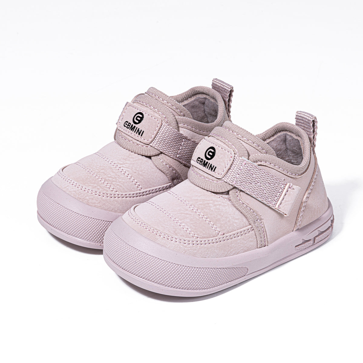 EBMINI Kids’ Sporty Velcro Trainers – Fleece-Lined, Non-Slip & Easy On and Off