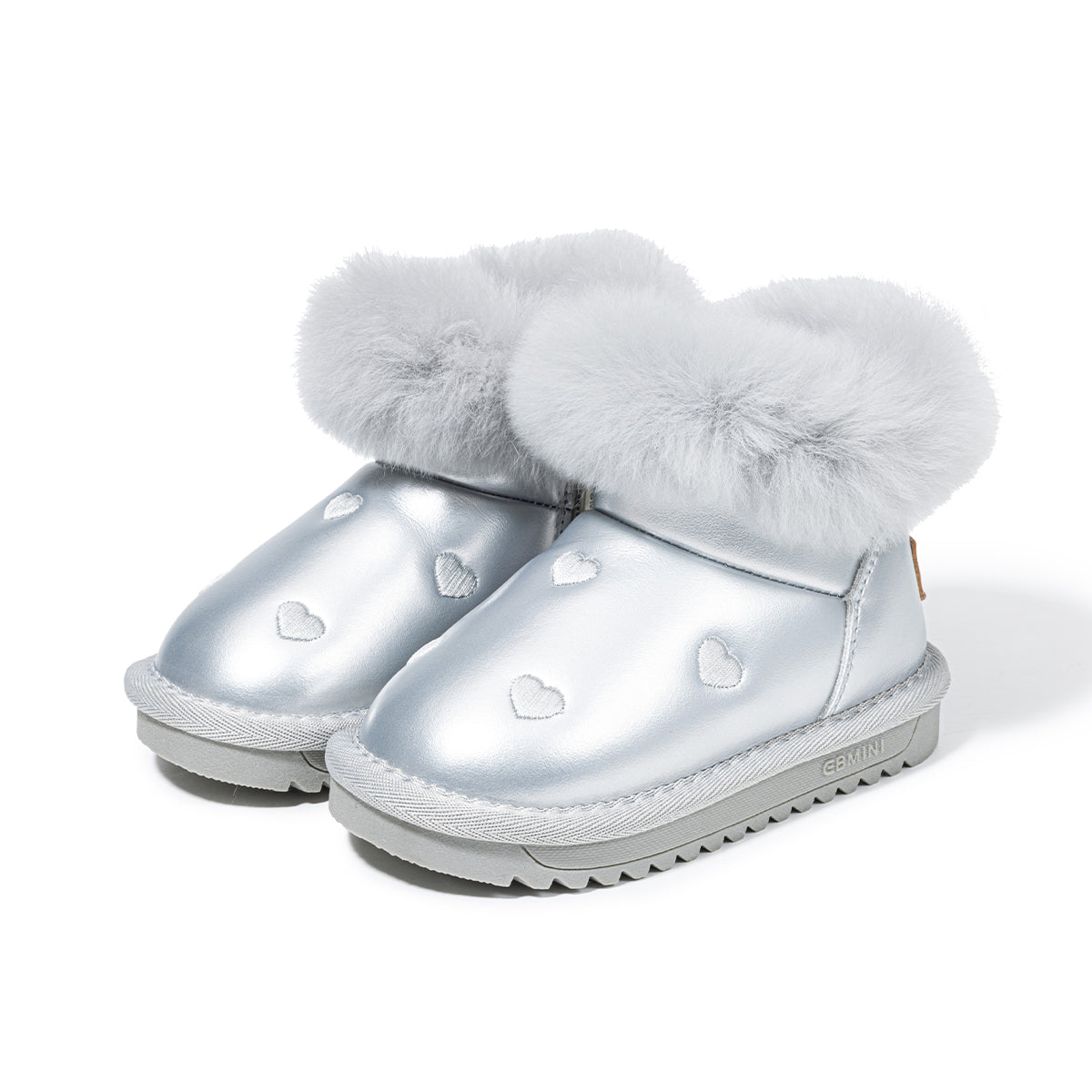 EBMINI Kids’ Snow Boots – Non-Slip, Fleece-Lined & Adorably Heart-Designed