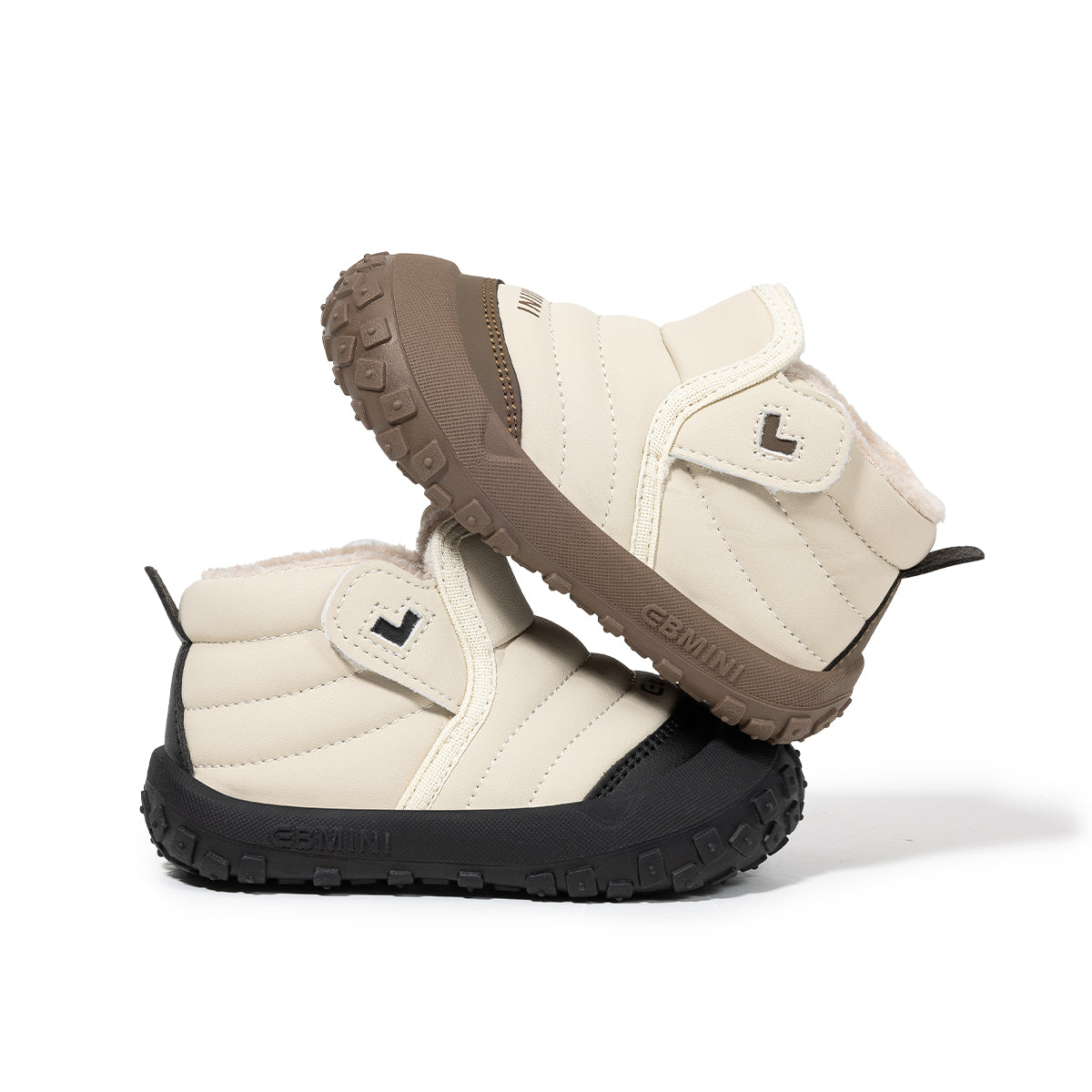 EBMINI Cosy Fleece-Lined Boots for Kids – Waterproof, Anti-Slip & Easy to Wear