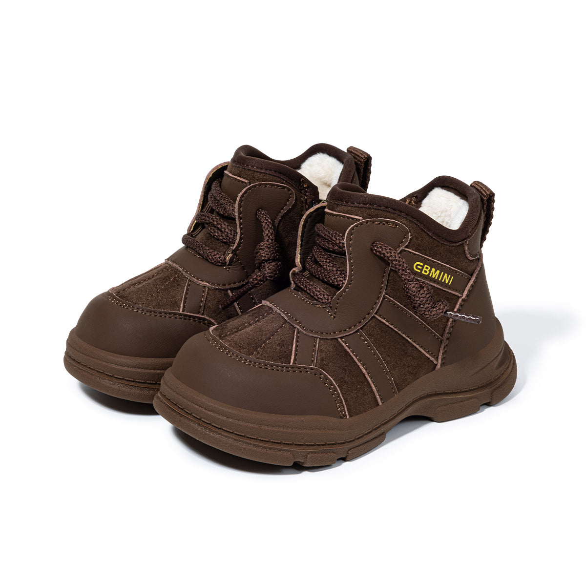EBMINI Baby First Walker Boots – Lightweight, Anti-Slip & Cosy Fleece-Lined Design